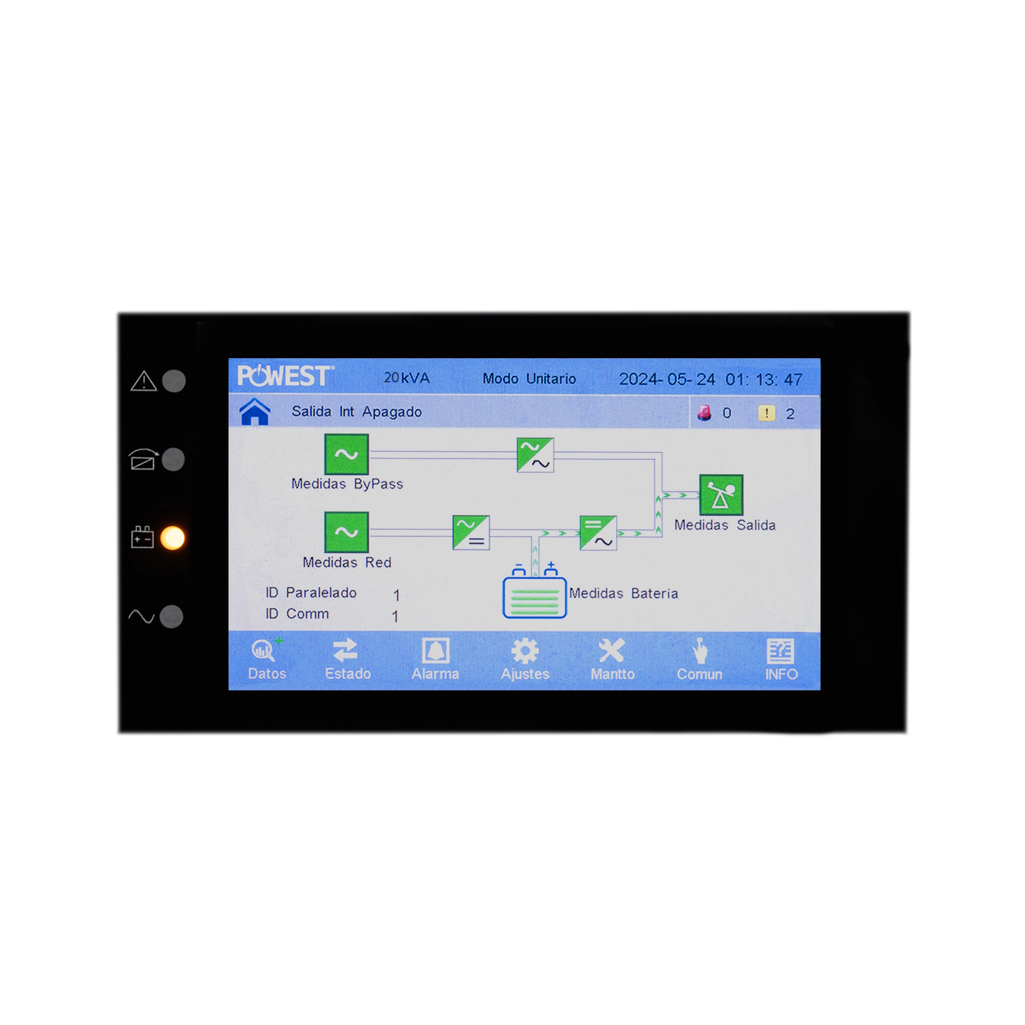 UPS POWEST EA9915 UL 100 KVA - Image 2